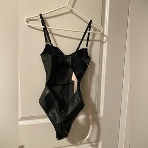 Faux leather bodysuits. New with tags bought at House of CB.